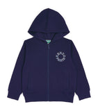 Kenzo kids cotton logo zip hoodie 5-14 years, UK version