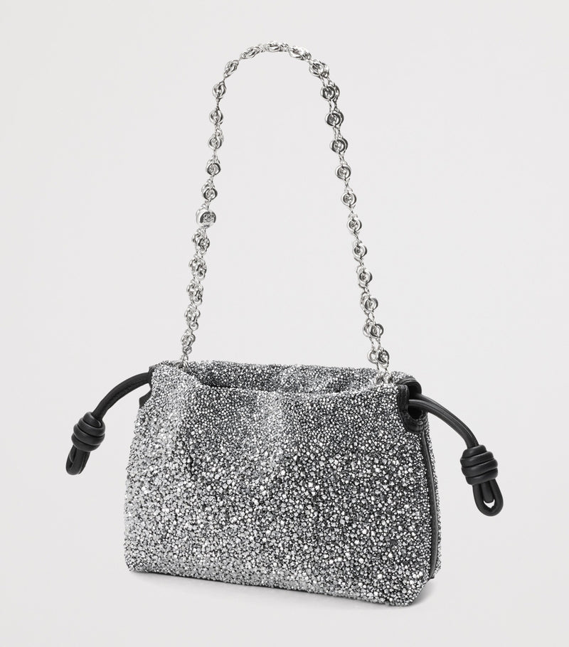 LOEWE Mini Beaded Flamenco clutch purse, imported from the UK