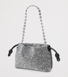 LOEWE Mini Beaded Flamenco clutch purse, imported from the UK