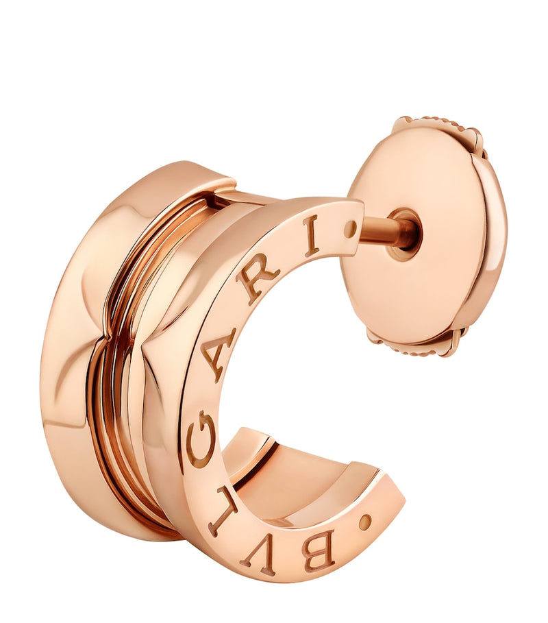 Bvlgari B.zero1 hoop earring rose gold - British product