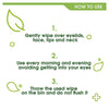 Simple biodegradable exfoliating face wipes 20 count (British brand)