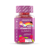 Holland & Barrett Novomins Kids Vitamin B12 + Complex Strawberry Flavoured Gummies 30 Gummies- Buy online at McGrocer