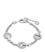 Harrods Bvlgari White Gold and Diamond Bvlgari Bvlgari Bracelet- Buy online at McGrocer