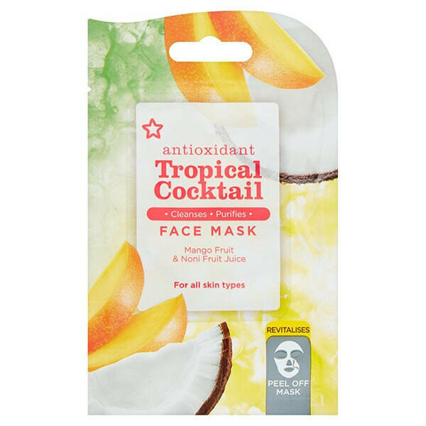 Superdrug Tropical Cocktail Peel Off Face Mask10ml GOODS Superdrug
