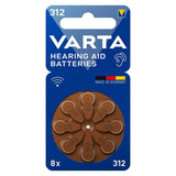 VARTA Hearing Aid Batteries 312 pack of 8 GOODS Boots