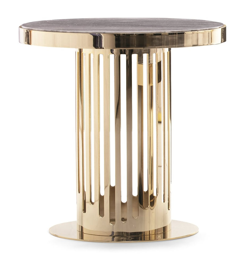 Giorgio Collection Charisma side table marble and steel (British brand)