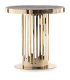 Giorgio Collection Charisma side table marble and steel (British brand)