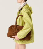 Miu Miu Aventure suede top-handle bag, UK version