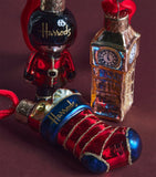 Harrods Christmas tree decorations set of 6 miniature, UK version