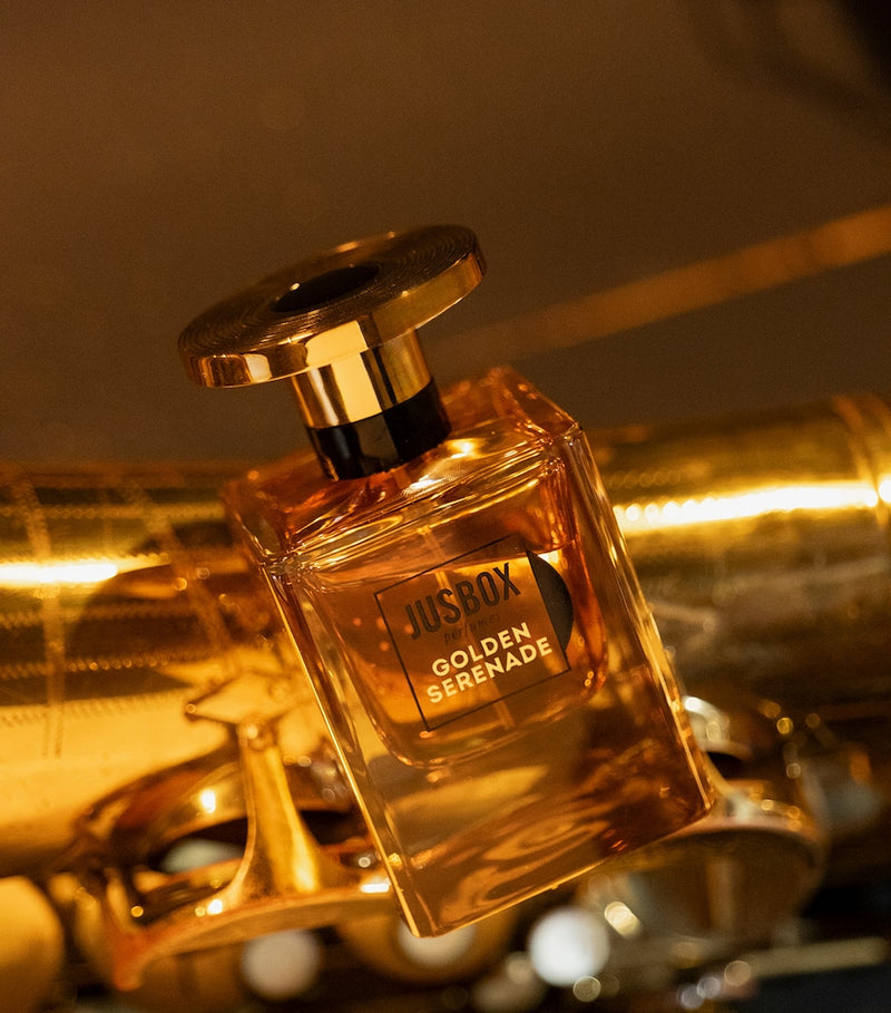 JUSBOX Golden Serenade perfume extract 78ml, UK version