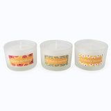 Candlelight birthday scented candles in glass boxes - British product