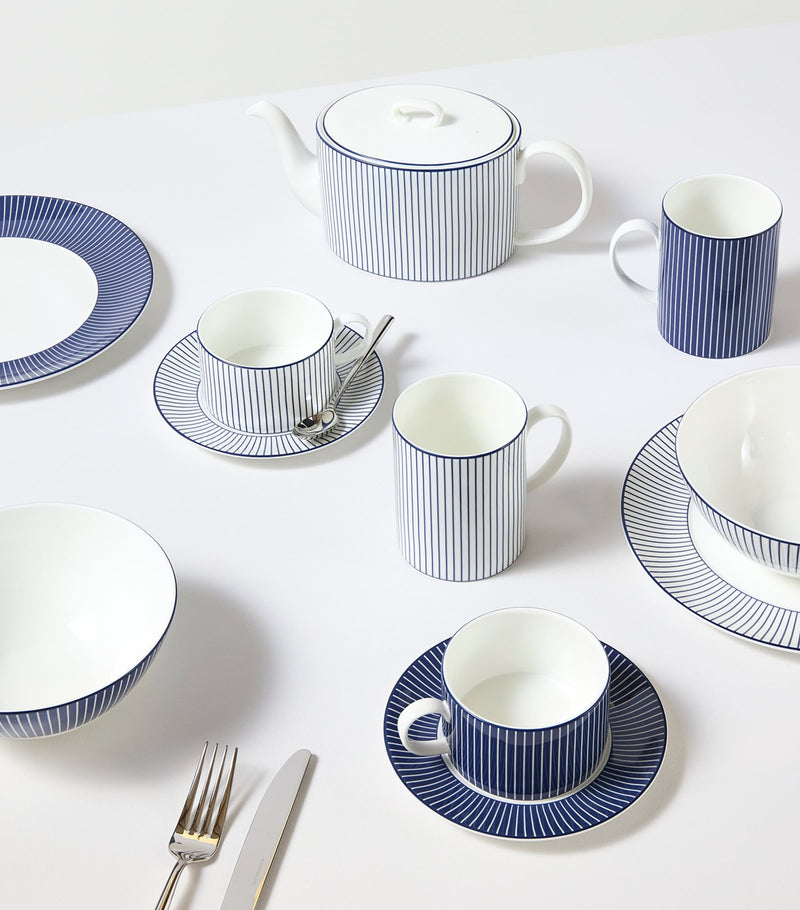 Wedgwood Gio Blue bone china mug (British brand)