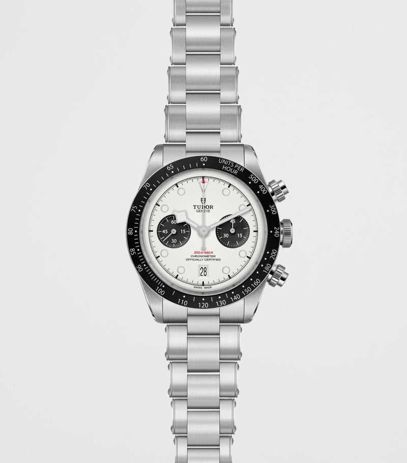 TUDOR Black Bay Chrono stainless steel watch 41mm (British brand)