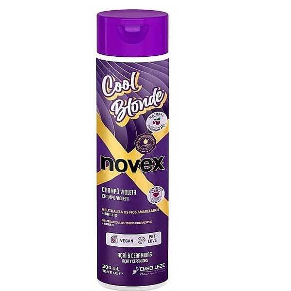 Novex Cool Blonde Purple Shampoo for blonde hair, imported from the UK