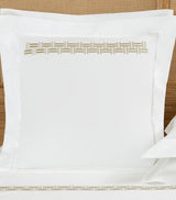 Harrods Frette Basket Weave Oxford Euro Sham Pillow Cover 65cm x 65cm- Buy online at McGrocer