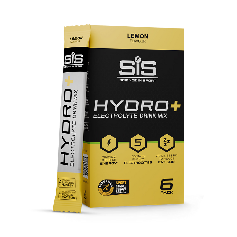 SIS Hydro+ electrolyte lemon powder 6 sachets, UK version