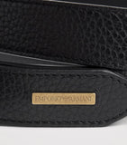 Emporio Armani grained leather belt - British product