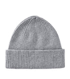 Le Bonnet lambswool ribbed beanie, imported from the UK