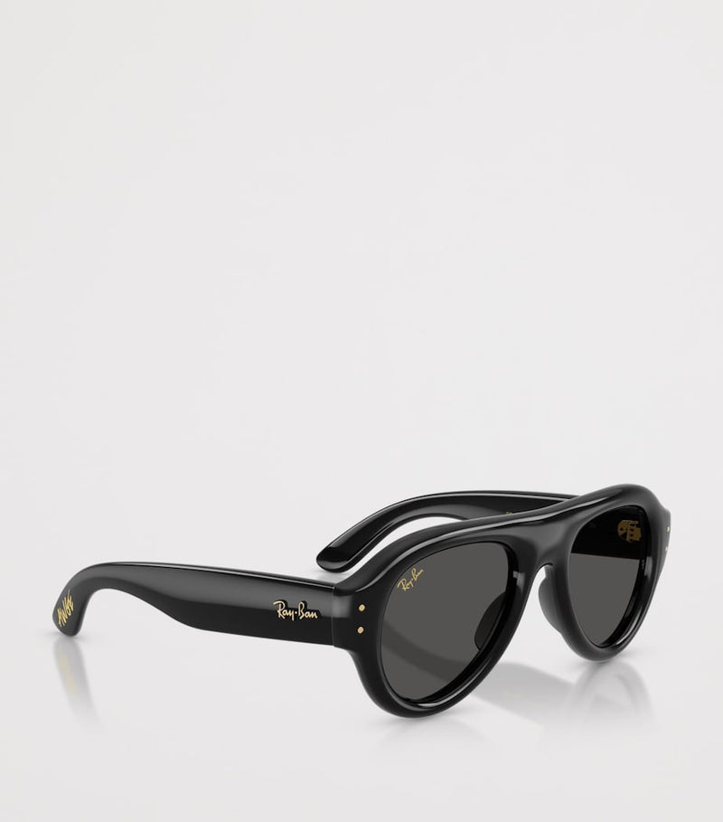 Ray-Ban aviator puffer sunglasses modern design (British brand)