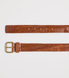 Weekend Max Mara croc-embossed leather belt (British brand)