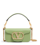 Valentino Garavani Locò small leather shoulder bag, imported from the UK