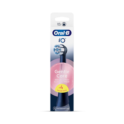 Holland & Barrett Oral-B iO Series Gentle Care Original Replacement Toothbrush Heads for Sensitive Gums, 4 Count- Buy online at McGrocer