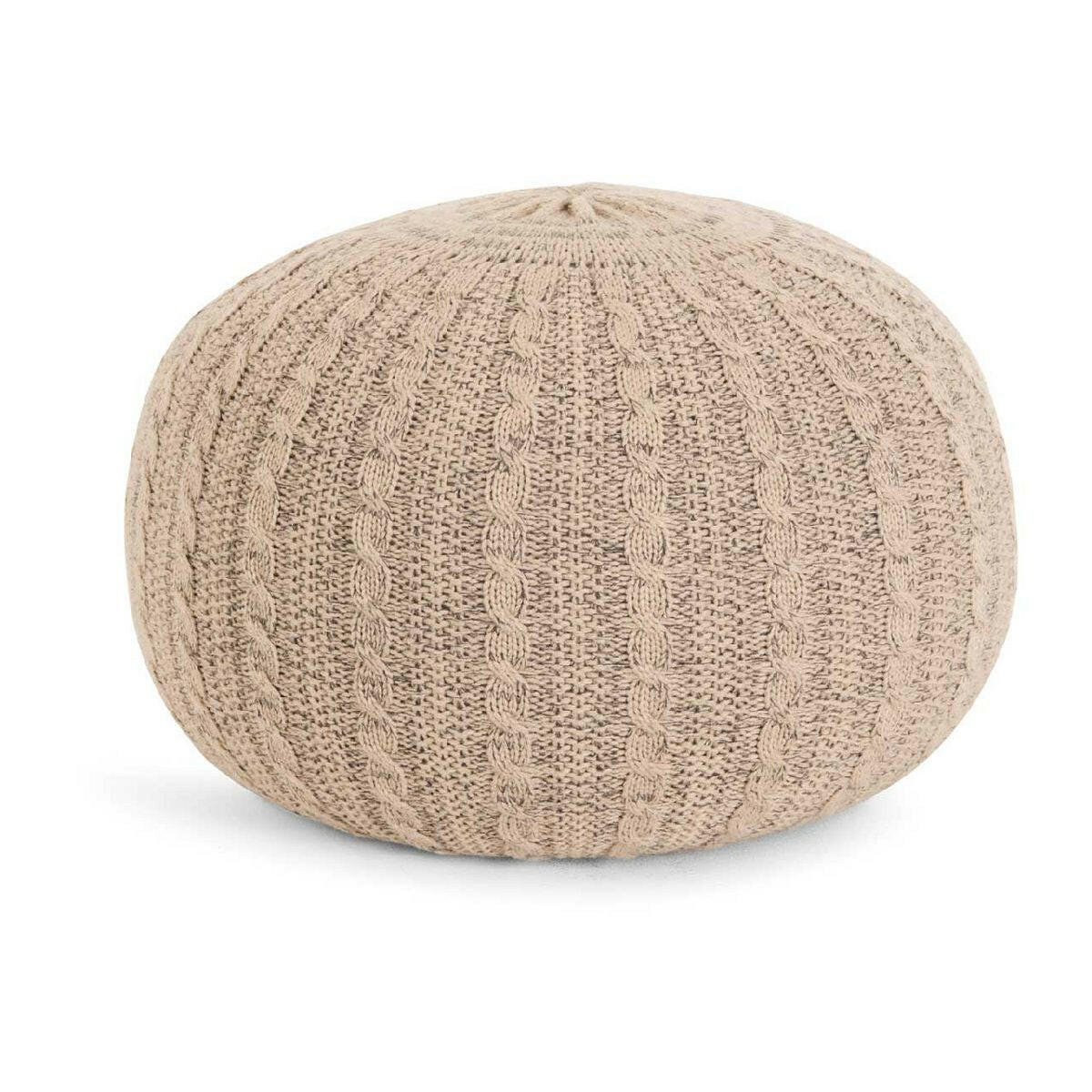 Tutti Bambini Knitted Pouffe - Stone (Natural) GOODS Boots