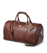 Harrods Aspinal of London Leather Boston Holdall (H28cm x W55cm x D25cm)- Buy online at McGrocer