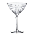 Ralph Lauren Home Hudson Plaid martini glass, imported from the UK