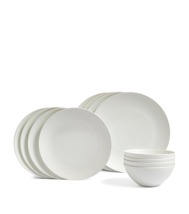 Wedgwood Gio dinnerware set 12-piece, imported from the UK