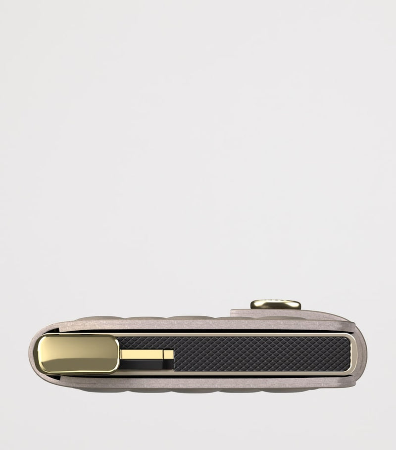 Secrid leather diamond-embossed miniwallet, UK version