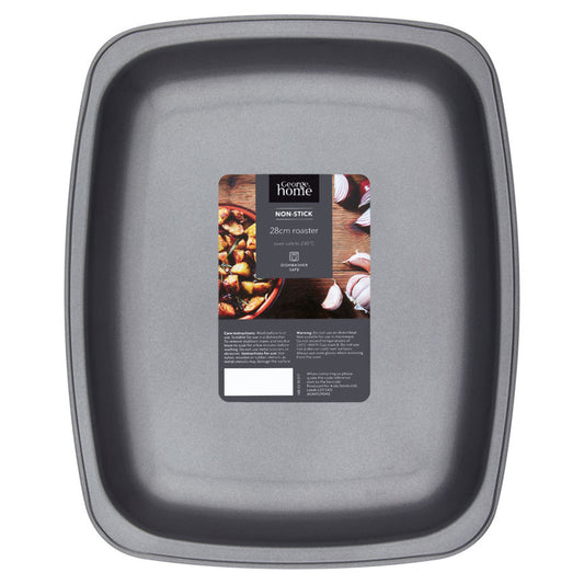 George Home Non-Stick Grey Roaster General Household ASDA   