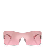 Harrods Miu Miu Rimless Shield Sunglasses- Buy online at McGrocer