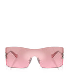 Miu Miu rimless shield sunglasses (British brand)