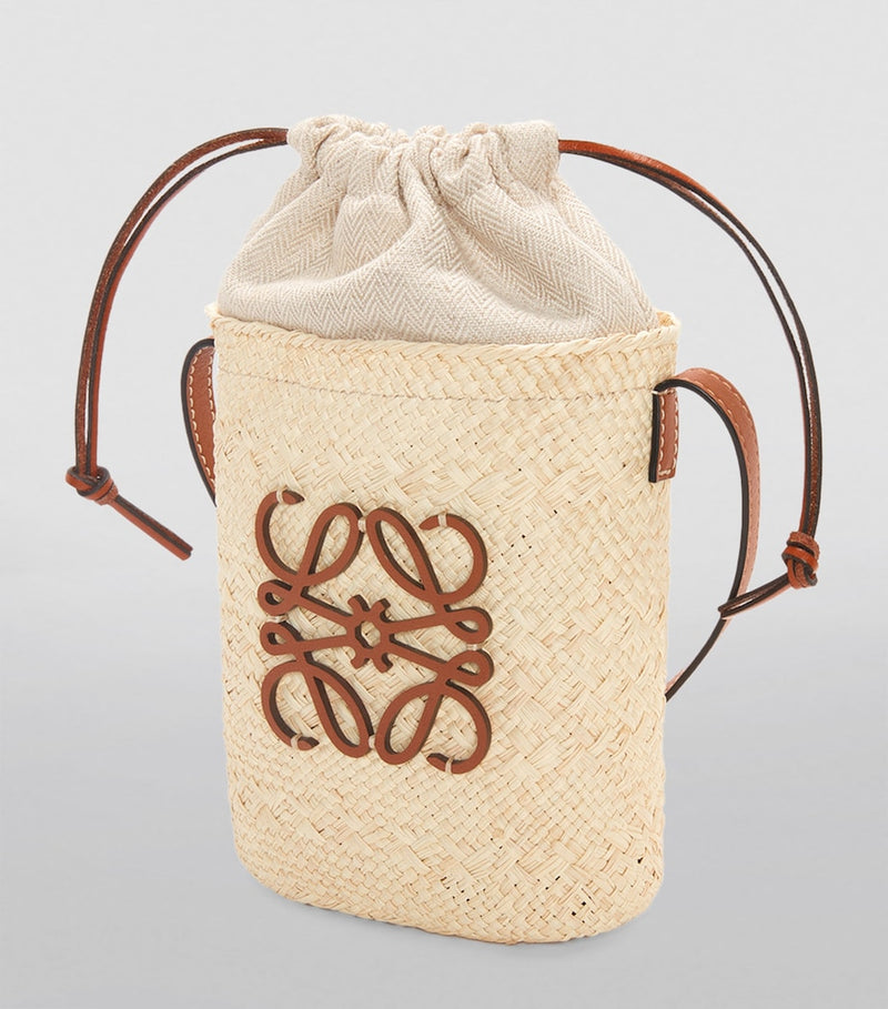LOEWE Paula's Ibiza straw bucket bag, UK version