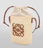 LOEWE Paula's Ibiza straw bucket bag, UK version