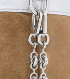 LOEWE Flamenco Mini leather clutch bag, imported from the UK