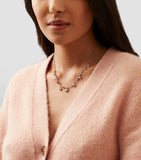 Boodles yellow gold diamond Beach necklace - British product
