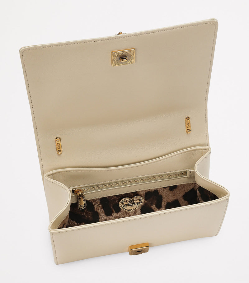 Dolce&Gabbana Devotion leather shoulder bag, imported from the UK