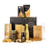 Spicers of Hythe Sparkle Hamper gift box with prosecco and treats - British product