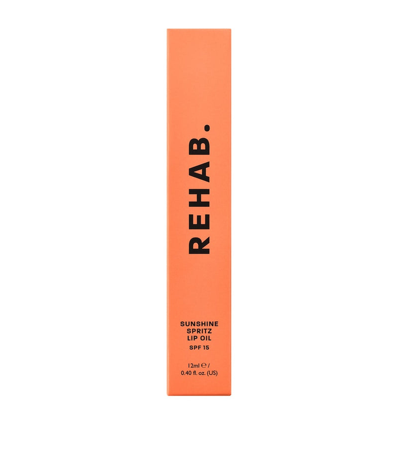 REHAB Sun Spritz Lip Oil SPF 15 12ml, imported from the UK