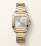 Cartier Santos de Cartier watch yellow gold steel 34.5mm - British product