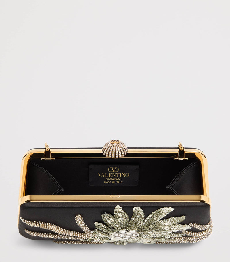 Valentino Garavani Carry Secrets sequin clutch bag, UK version