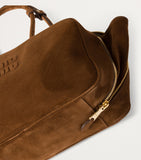 Miu Miu suede Beau top-handle bag in goat skin - British product