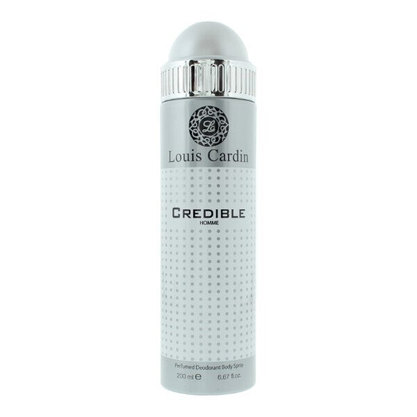 Louis Cardin Credible Homme deodorant spray 200ml, imported from the UK