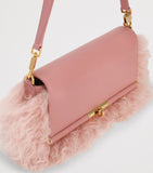 Dolce&Gabbana shoulder bag Marlene shearling trim (British brand)