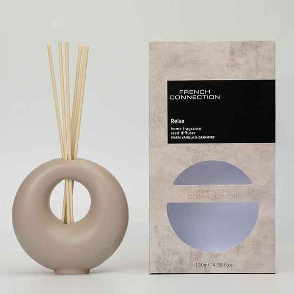 French Connection Reed Diffuser Warm Vanilla Cashmere 130ml - British product