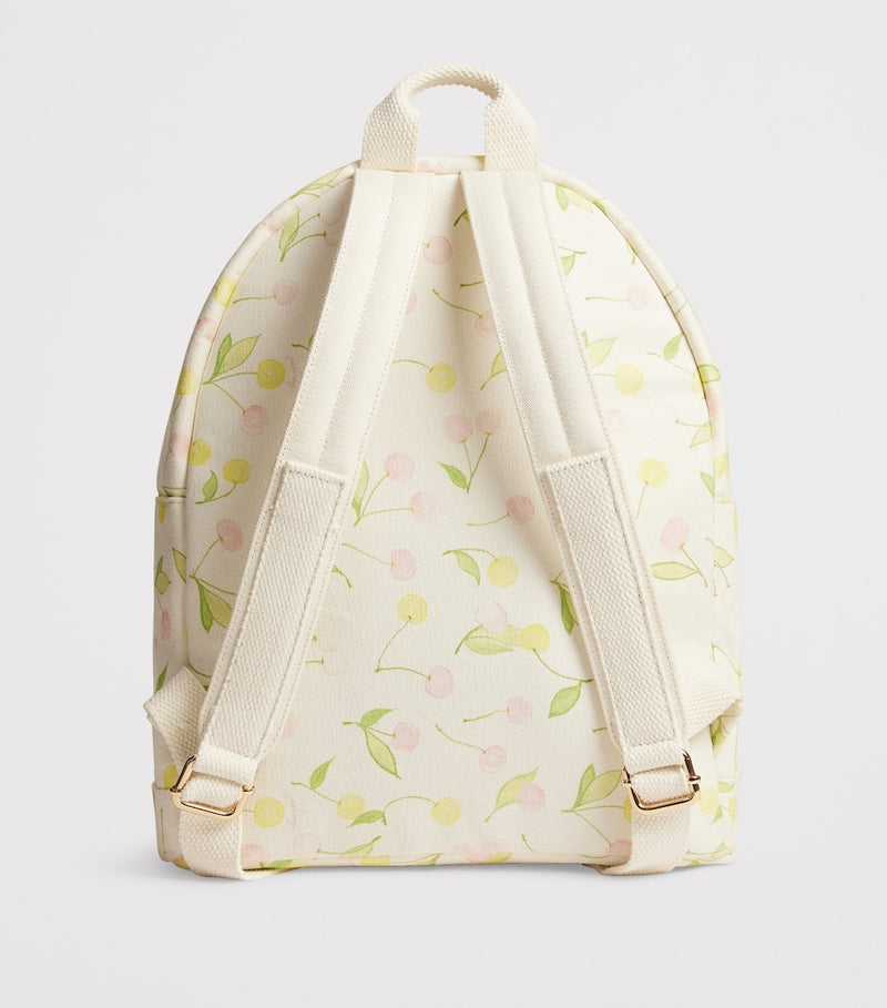Bonpoint Jova backpack with cherry print cotton - British product