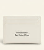 Mulberry grained leather card holder, imported from the UK