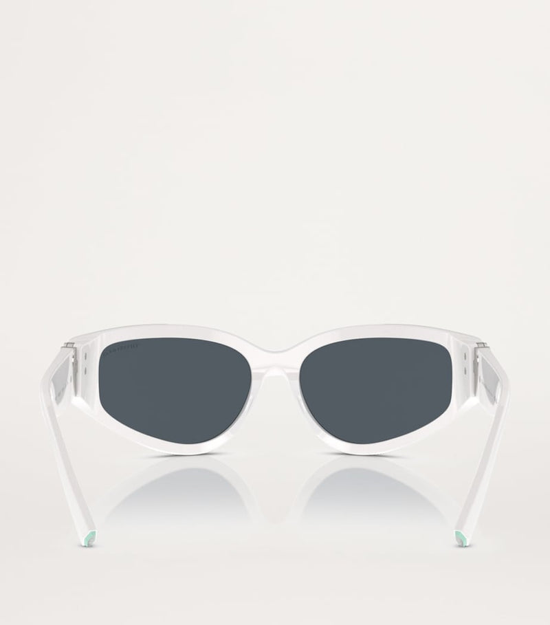 Tiffany & Co. oval acetate sunglasses (British brand)